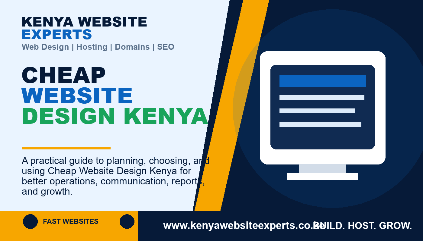 Cheap Website Design Kenya