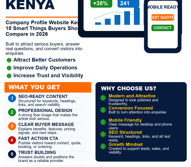 Company Profile Website Kenya: 10 Smart Things Buyers Should Compare in 2026