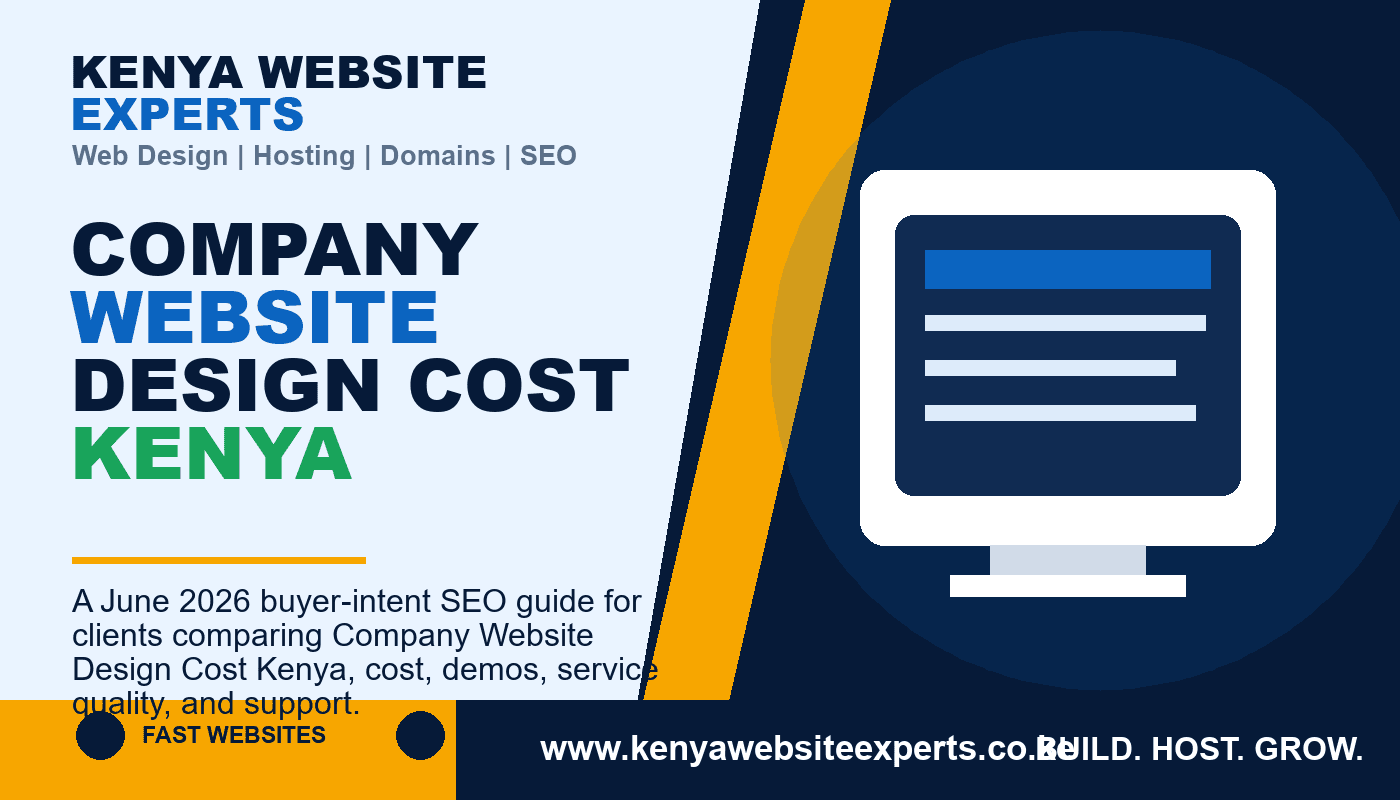 Company Website Design Cost Kenya
