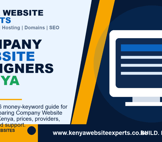 Company Website Designers Kenya: 10 Buyer-Focused Reasons Clients Choose This Service in 2026