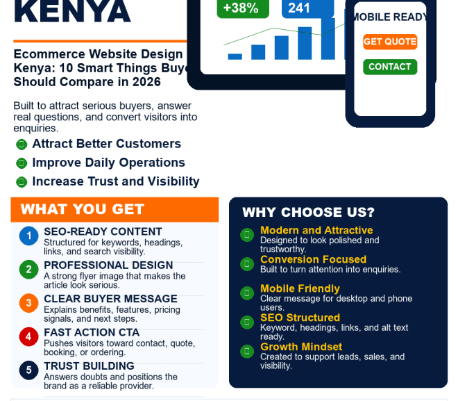 Ecommerce Website Design Kenya: 10 Smart Things Buyers Should Compare in 2026