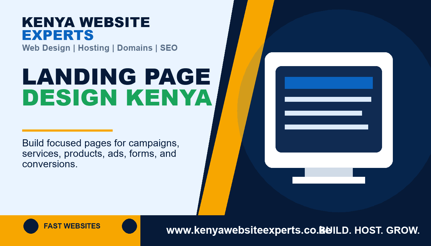 Landing Page Design Kenya