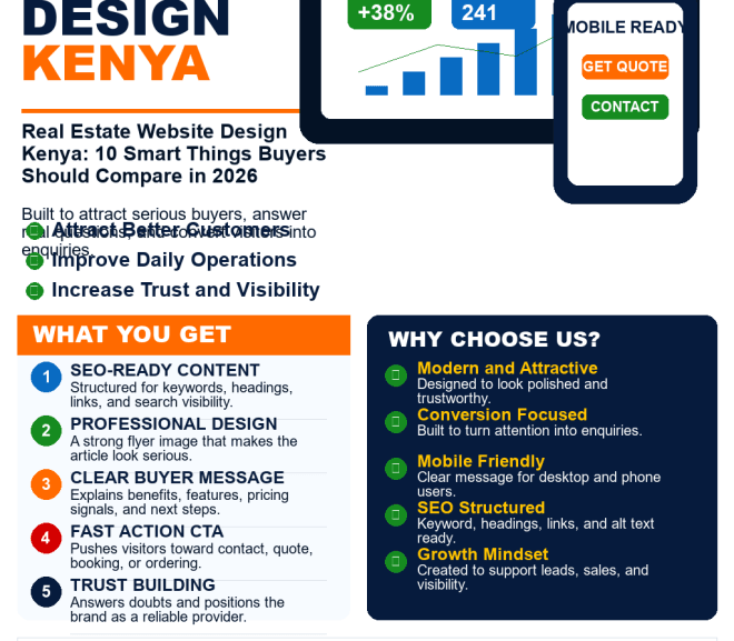 Real Estate Website Design Kenya: 10 Smart Things Buyers Should Compare in 2026