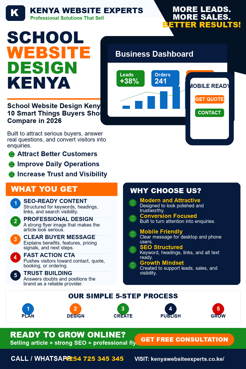 School Website Design Kenya