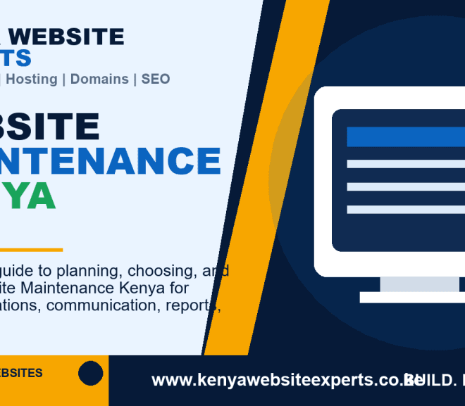 Website Maintenance Kenya: 10 Best Powerful Ways to Get Better Results