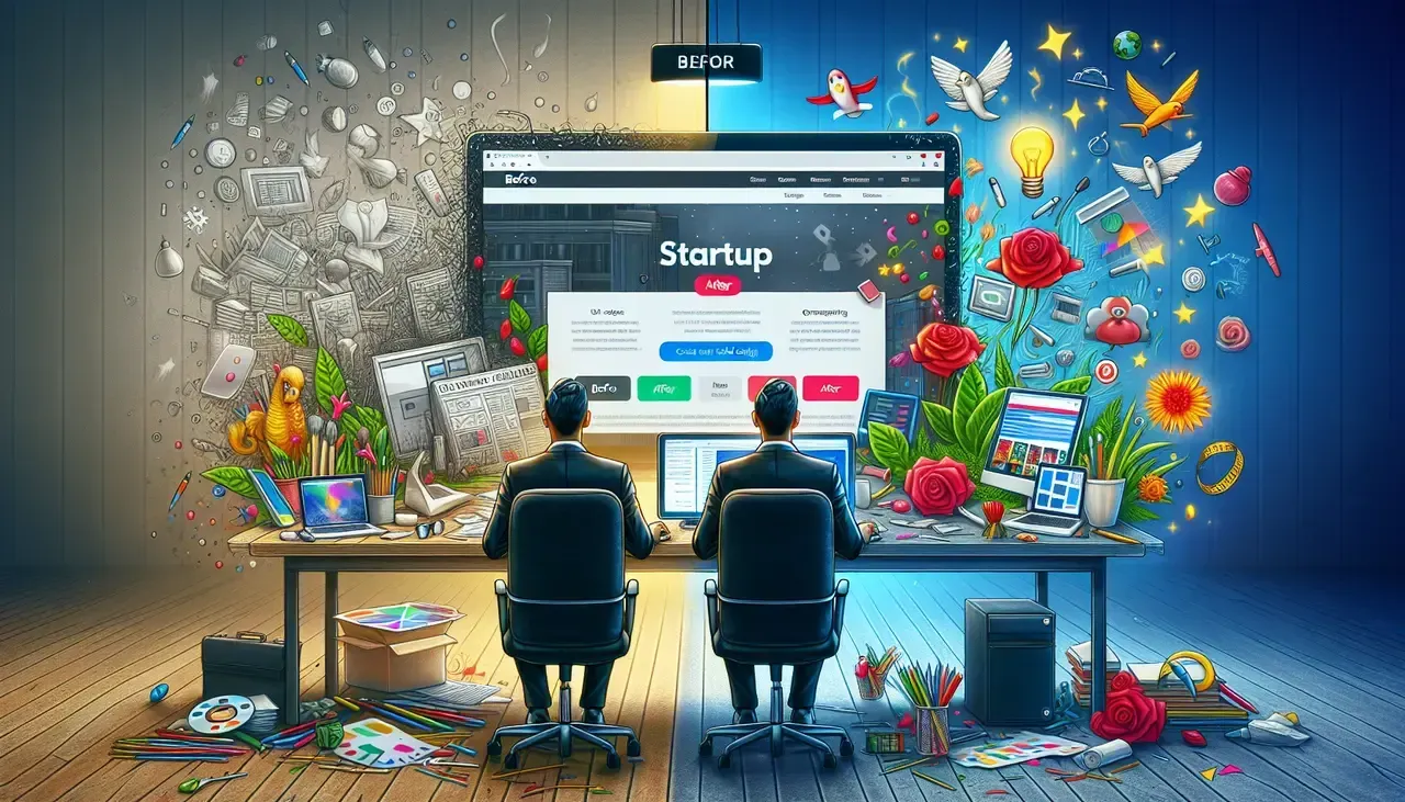 Online presence via a custom designed website